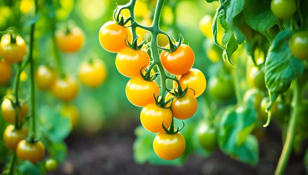 yellow pear tomatoes