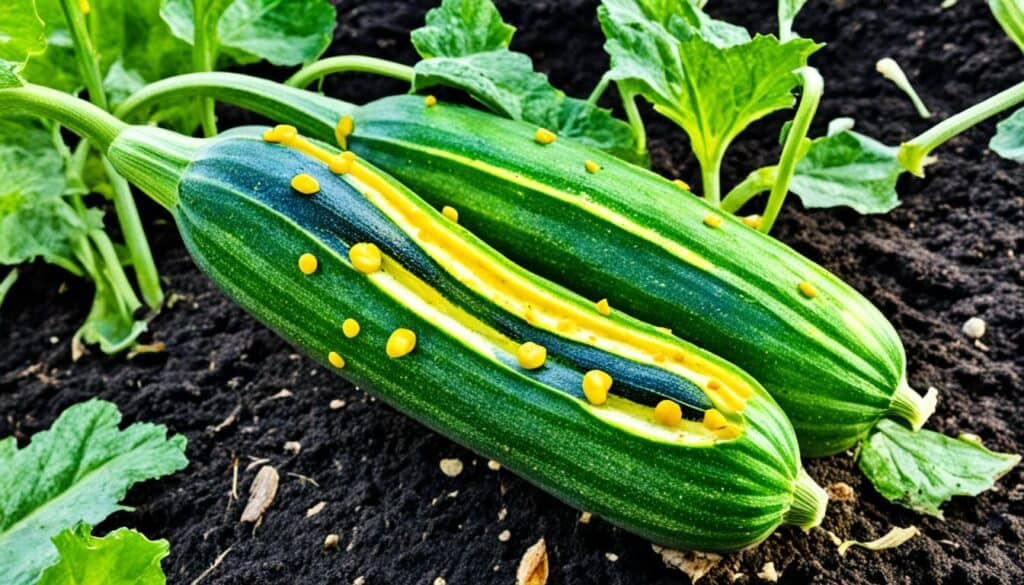 zucchini growing issues