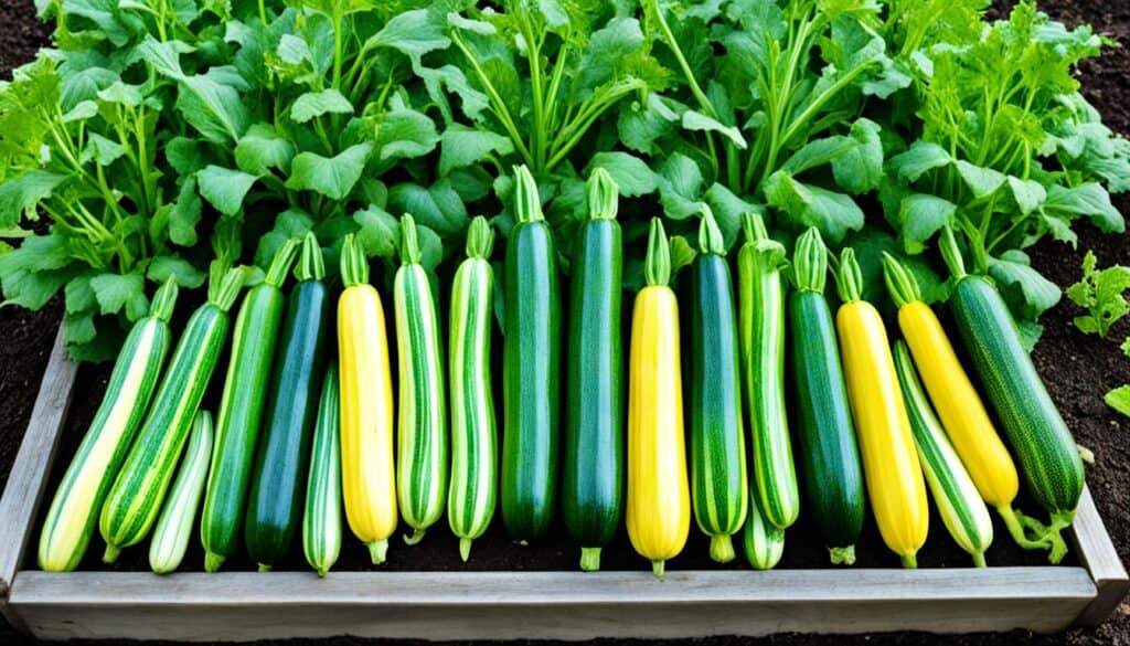 zucchini varieties