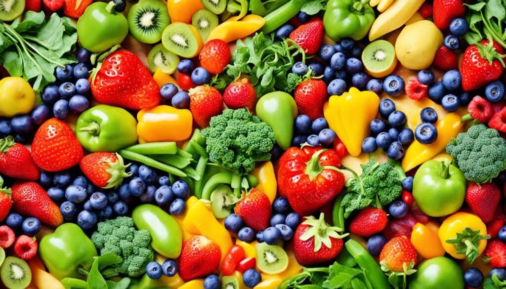 Additional Raw Vegetables and Fruits