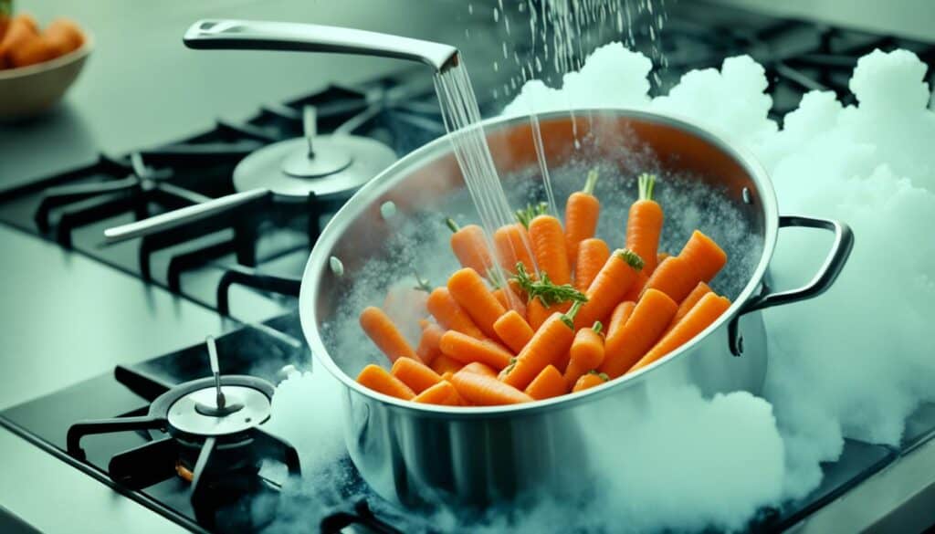 Boiling Frozen Carrots