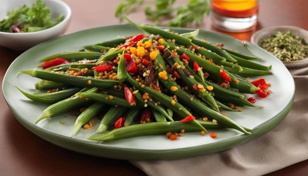 Chinese okra recipe