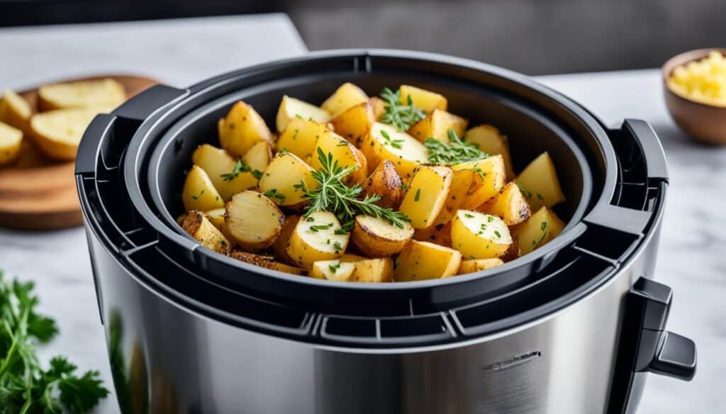 Cooking Frozen Diced Potatoes in an Air Fryer