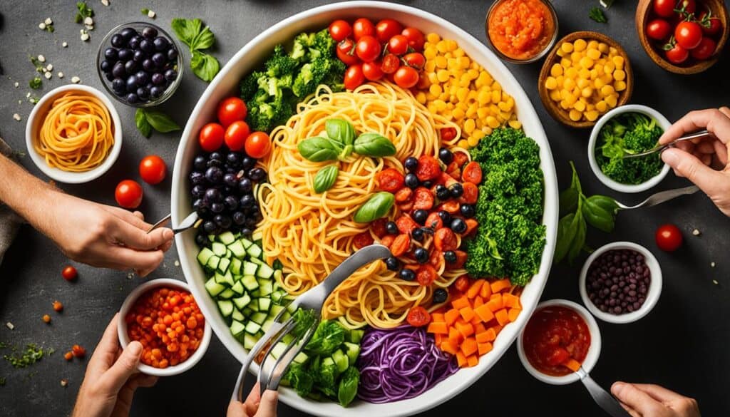 Customizing Your Veggie Pasta