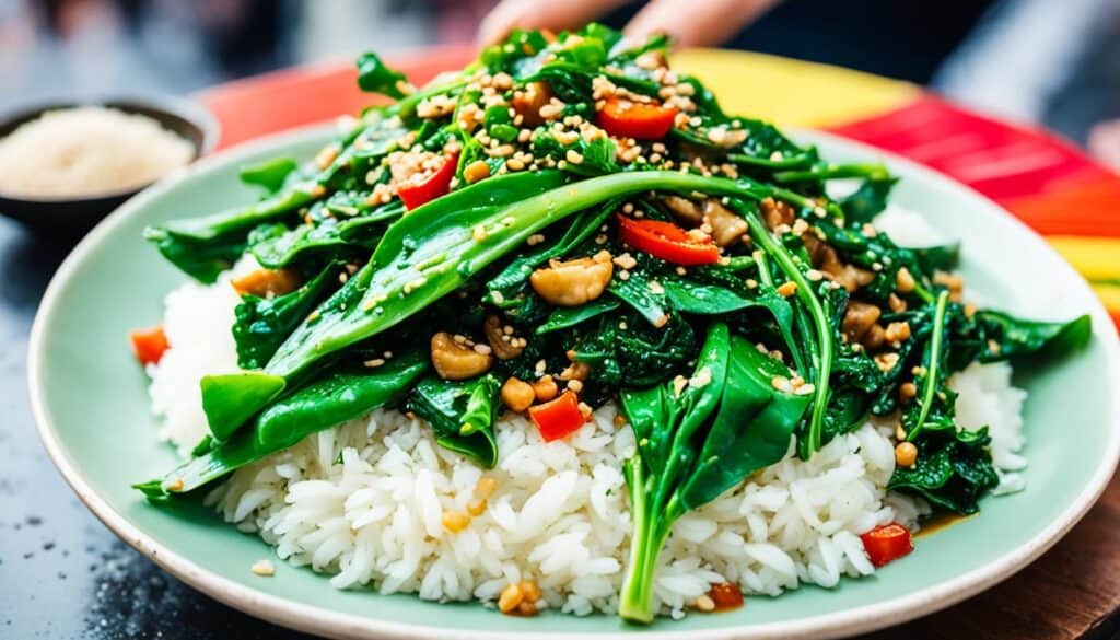 Gai lan in Hong Kong Cuisine