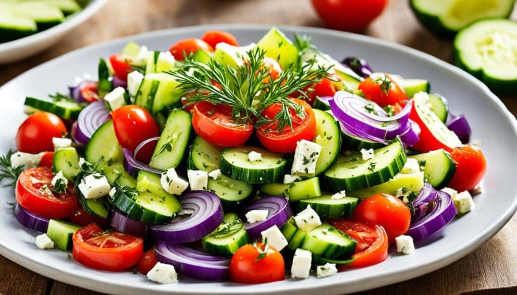 Greek Cucumber Salad