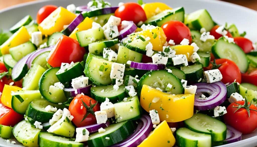 Greek Cucumber Salad