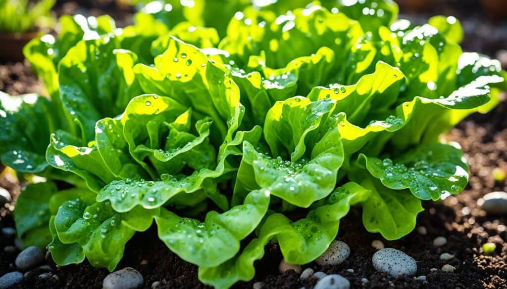 Growing Black Seeded Simpson Lettuce