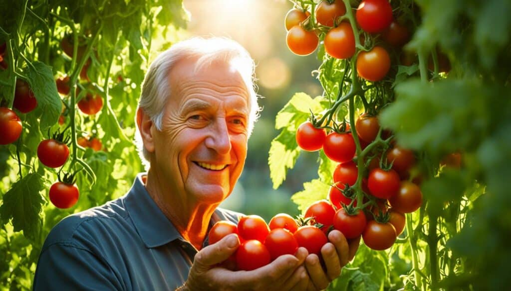 Harvesting Sweet Million Tomatoes