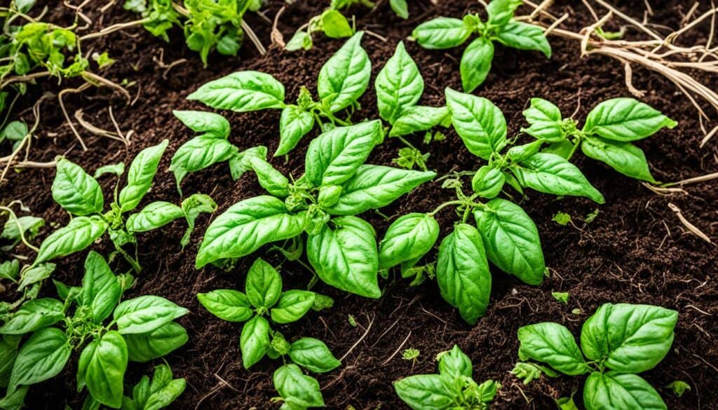 Mulching Tomatoes