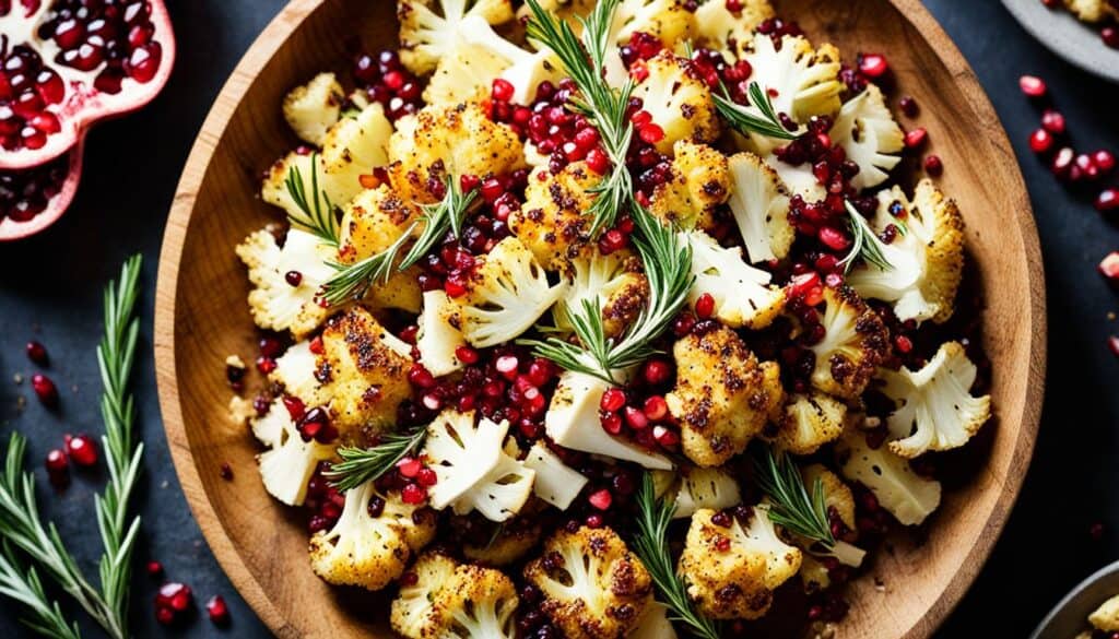 Ottolenghi's Cauliflower with Pomegranate