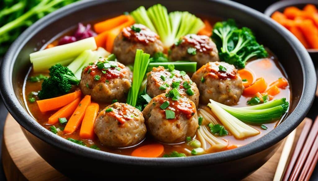 Pork Meatball Hotpot