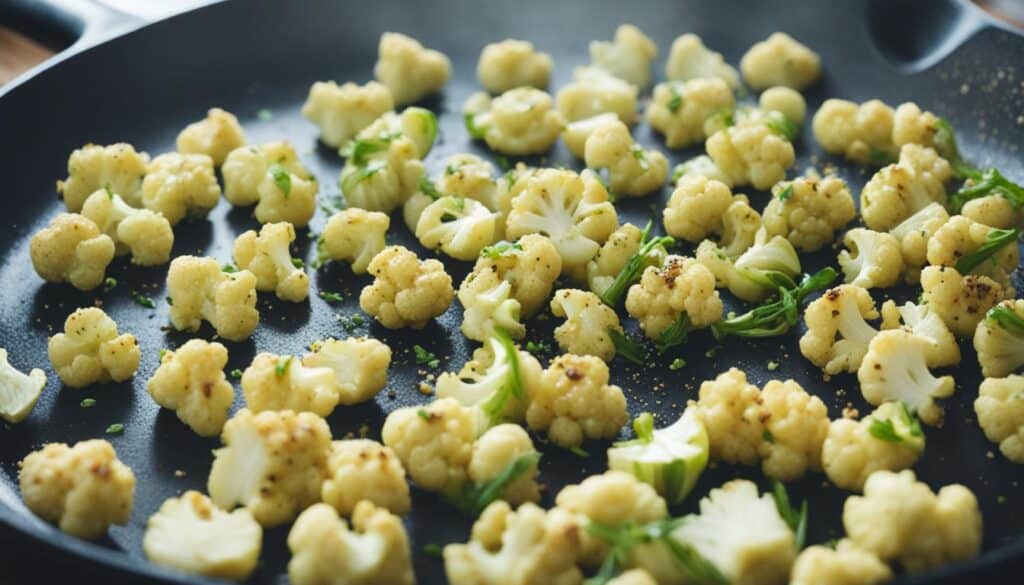 Sautéed Cauliflower Florets