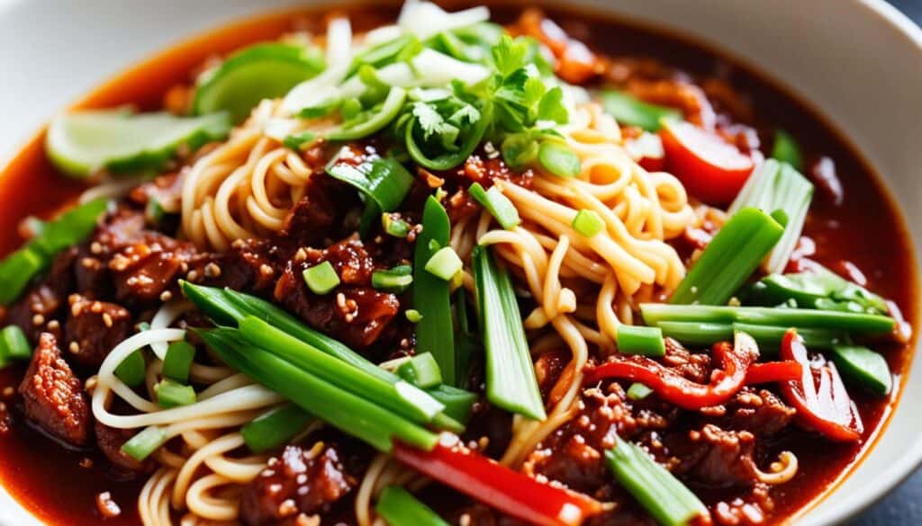 Sichuan noodles