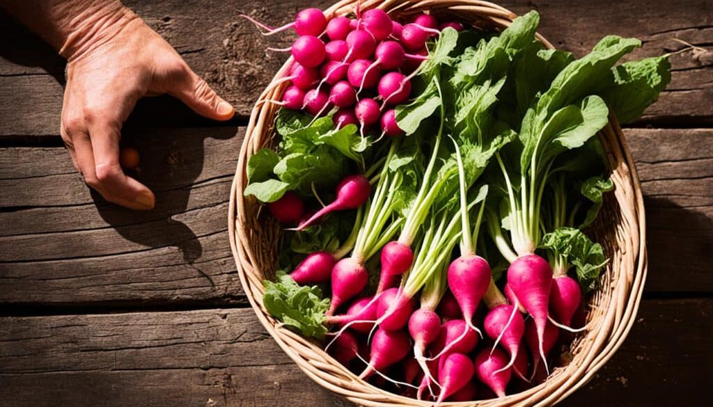 Storing French Breakfast Radish