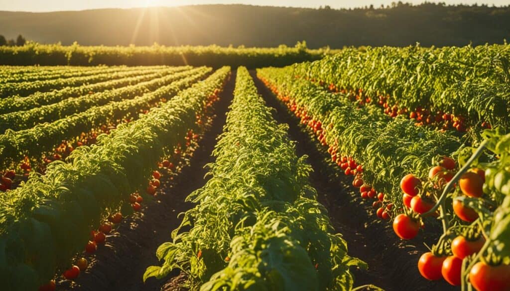 Tomato crop production