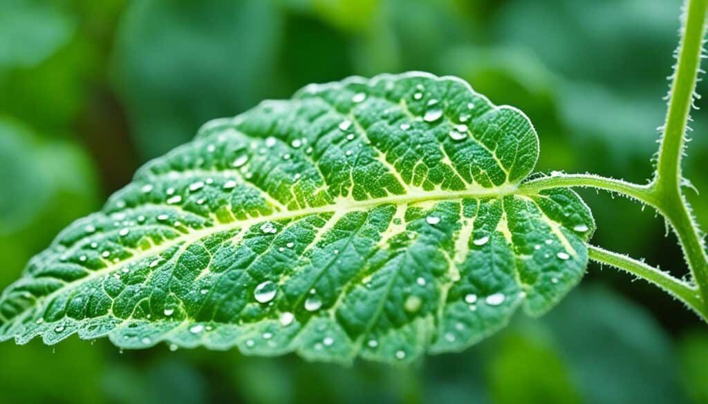 Yellowing Tomato Leaves