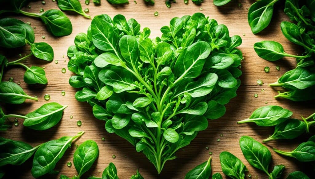 arugula lettuce and heart health