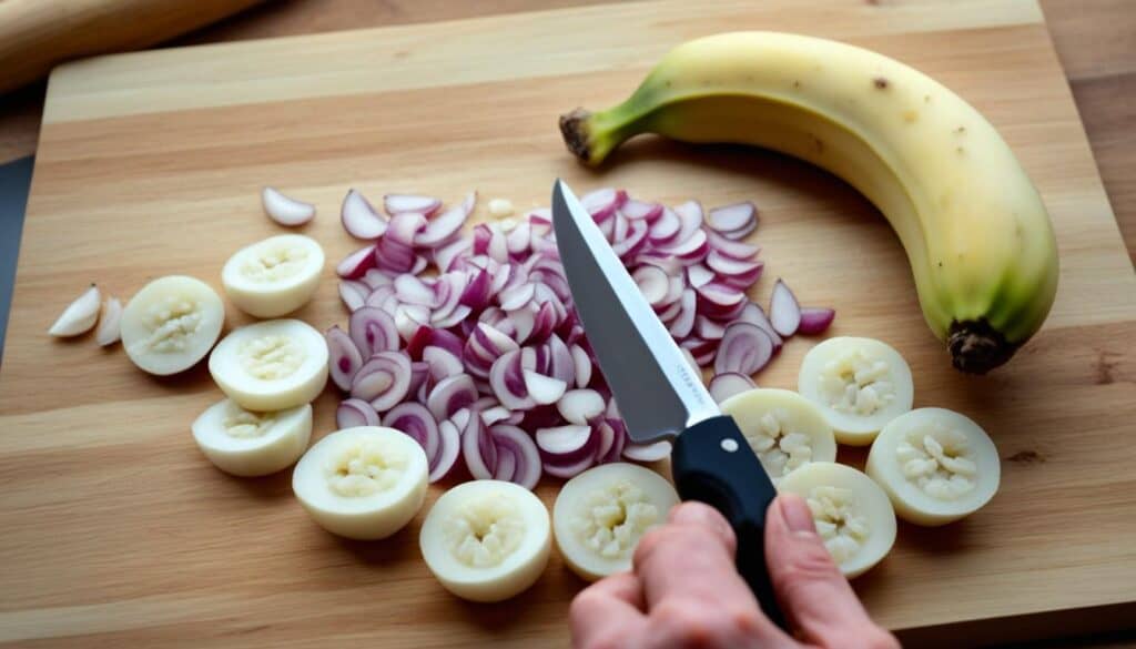 banana shallot peeling