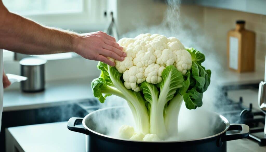 boil blanch cauliflower