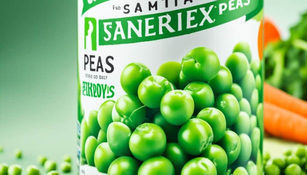 canned peas