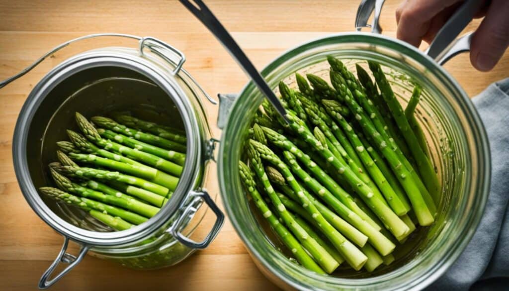 canning asparagus