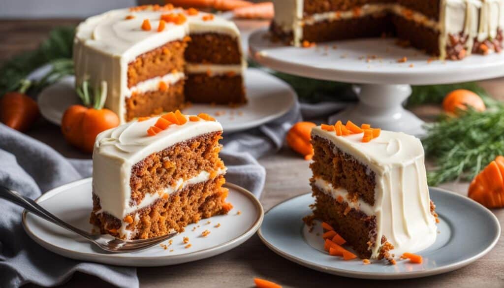 carrot cake with grated carrots