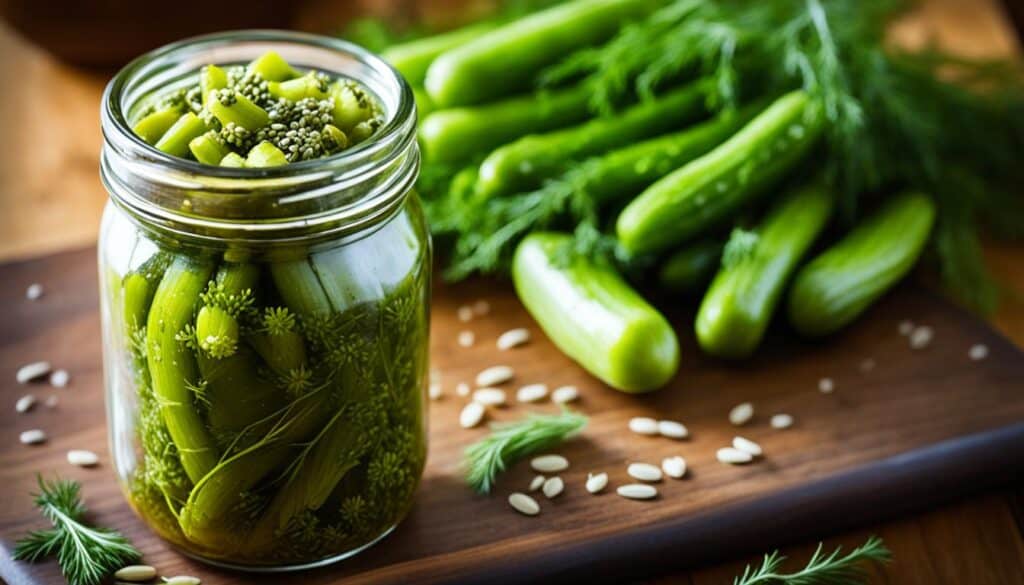 celery seed in dill pickles