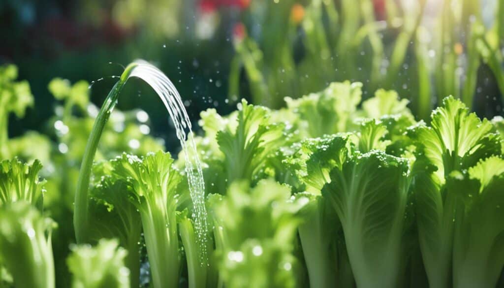 celery watering