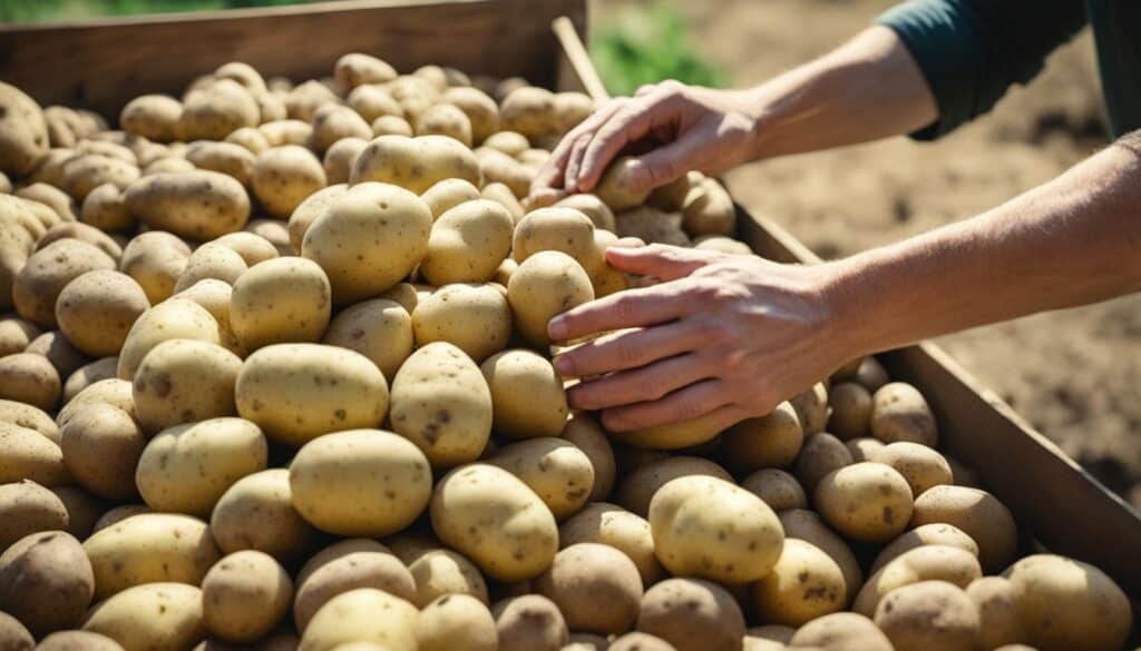 choosing and storing potatoes