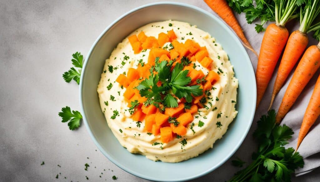 creamy mashed carrots