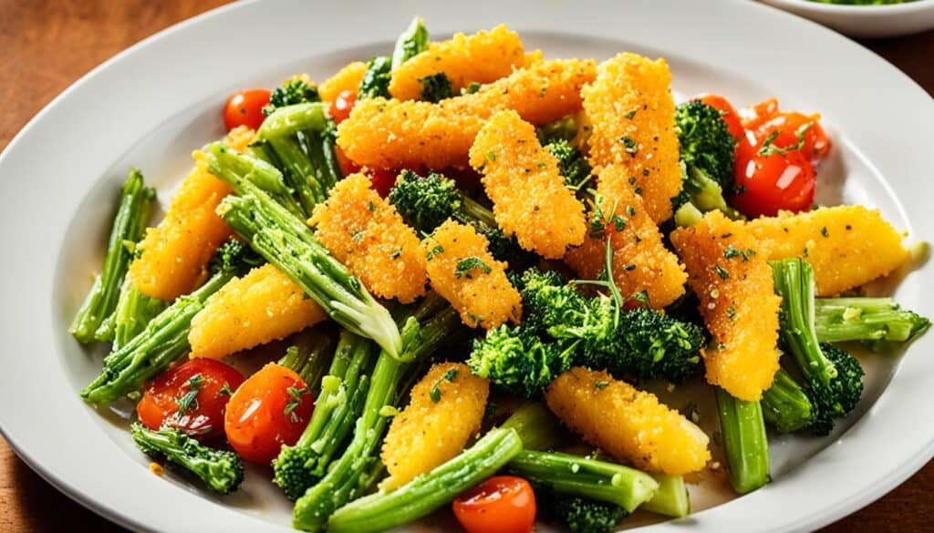 crispy fried vegetables