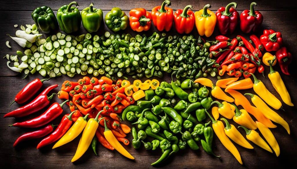 flavors of Hungarian peppers