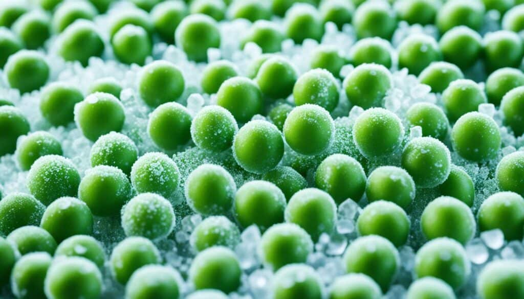 frozen peas