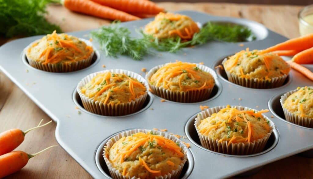 grated carrot muffins