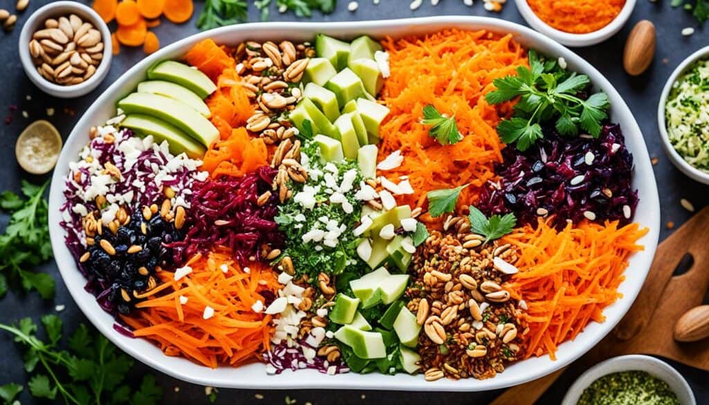 grated carrot salad variations