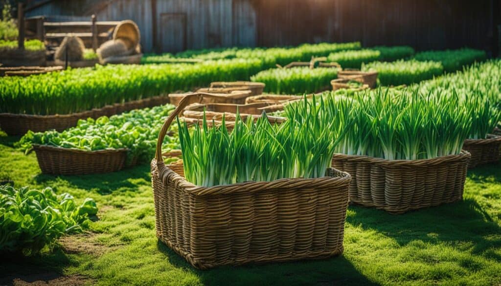 growing onions