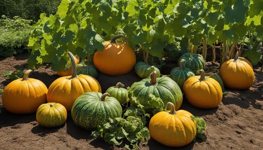 growing pumpkins