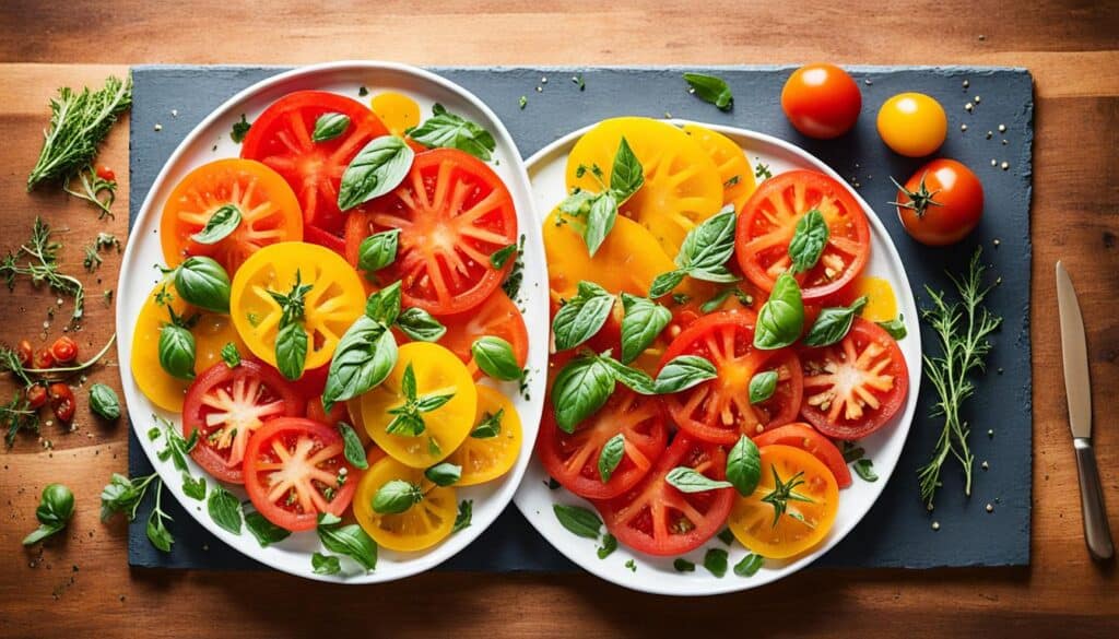 heirloom tomato salad