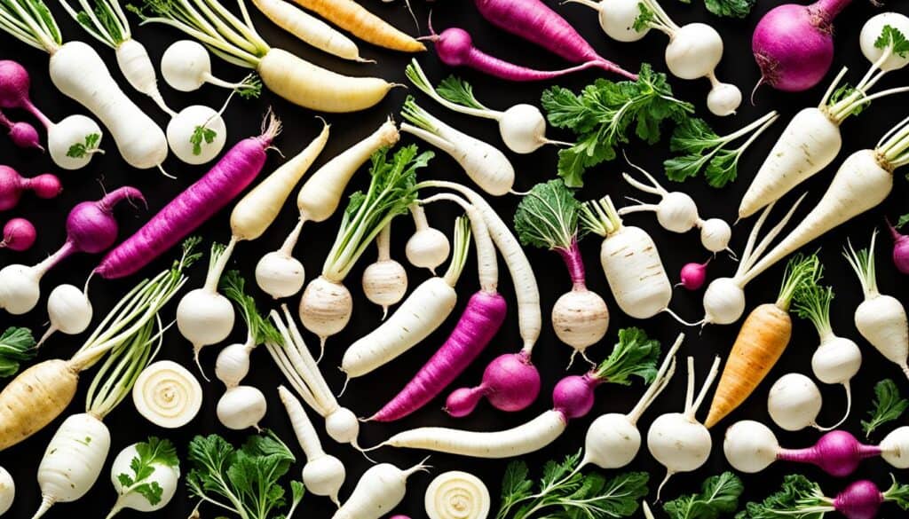 history of white root vegetables