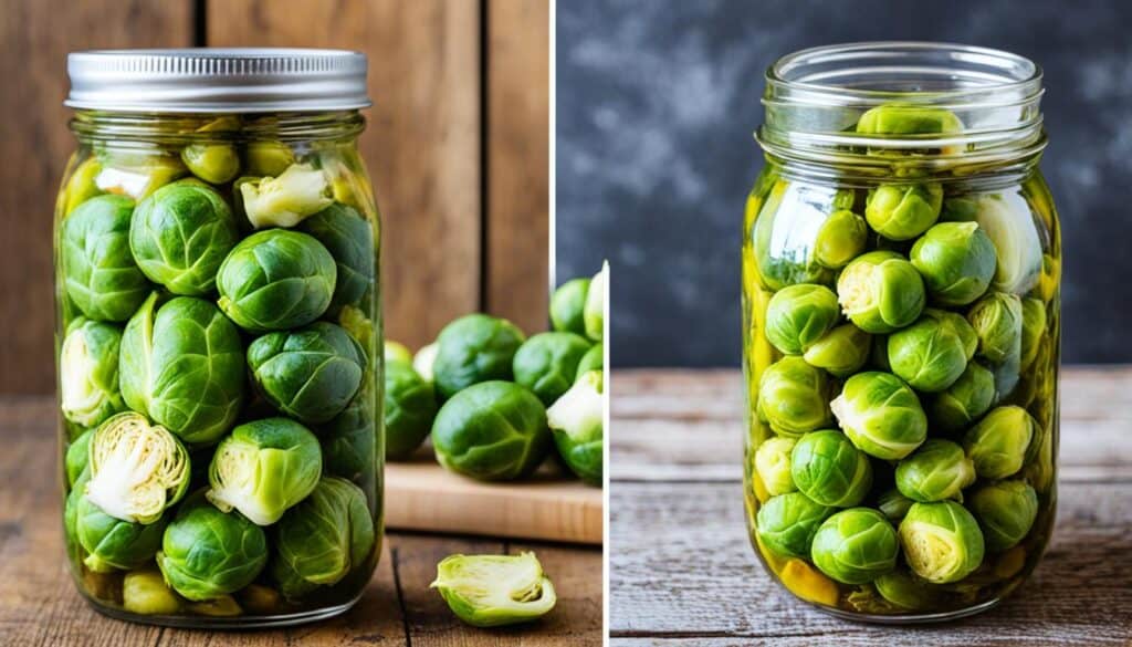 homemade pickled brussel sprouts vs store-bought