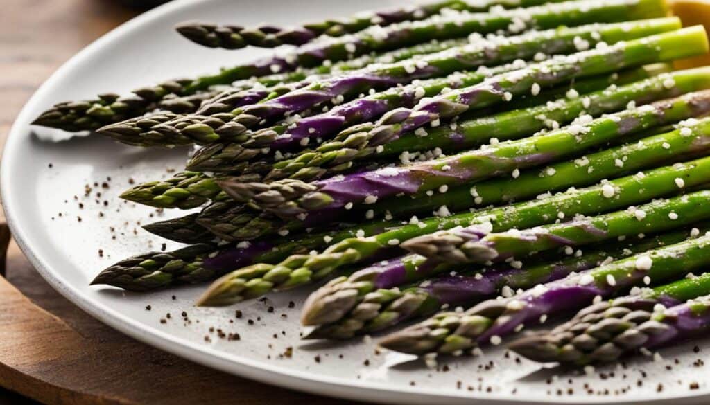 how to cook purple asparagus