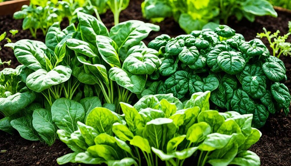 implementing spinach companion planting