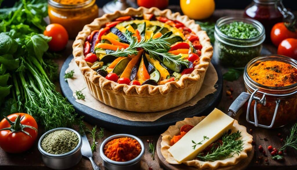 make-ahead vegetable pie image