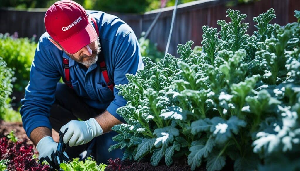 managing red russian kale pests