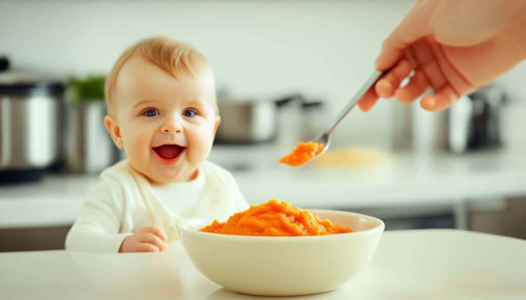 mashed carrots for baby