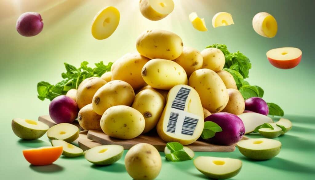 nutrition in raw potatoes