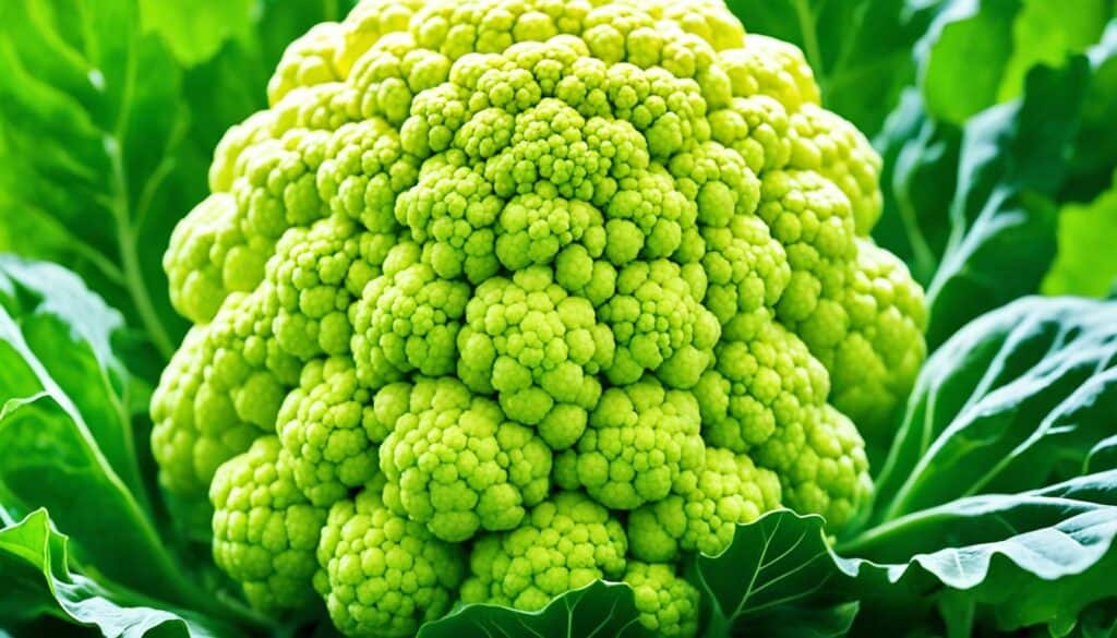 organic yellow cauliflower