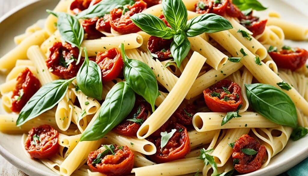 pasta with sun-dried tomatoes