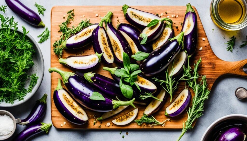 pickled eggplant